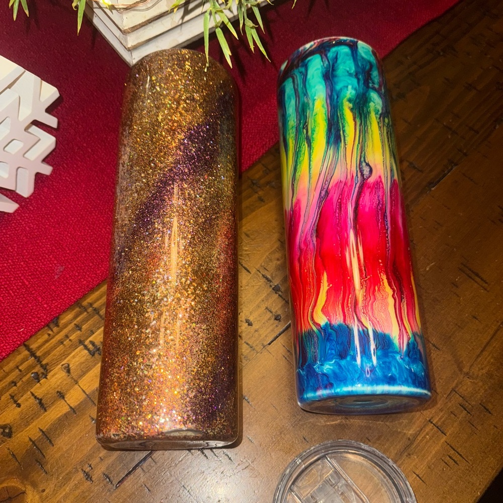 Insulated 32oz skinny Tumbler Set